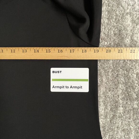 Adele Dallas Orr Staples Jersey Girl Black Dress Women Size XL‎ Made in USA - Picture 9 of 12